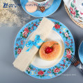 Floral geteilte Teller und Gerichte Bone China Dinnerware Hersteller